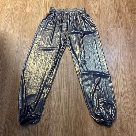ZARA metallic ballon joggers style pants - Picture 3 of 11